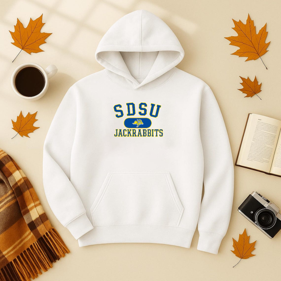 DOPASHIRT South Dakota State Jackrabbits Varsity Hoodie Outdoor Hoodie, Trendy Hoodie, Birthday Gift