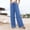 Light Blue #1, variant on WULMLEO Wide Leg Pant for Women Casual Loung Palazzo Pants High Waist with Pockets Stretchy Business Casual Trousers for Work Coffee M