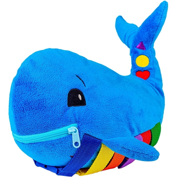 Juguete de hebilla Buckle Toys Blu Whale Juguete de actividad