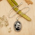 thumbnail image 6 of NOVICA Onyx pendant necklace, 'Lemur Jungle', 6 of 9