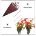 thumbnail image 3 of YSNOOWE Cesta De Flores Artificiales Colgante Multi Color Para Hogar Y Oficina, 3 of 5