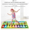 thumbnail image 6 of Kids Musical Piano Mats with 25 Music Sounds,Musical Toys Baby Floor Piano Keyboard Mat Carpet Animal Blanket Touch Playmat Early Education Toys for 1 2 3 4 5 6+ Year Girls Boys Toddlers, 6 of 7