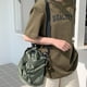 thumbnail image 4 of Bolso de hombro para mujer, pequeño bolso de mano con cordón, de nailon, tipo bandolera, informal, tipo hobo, 4 of 7
