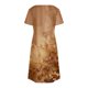 thumbnail image 5 of Vestido Corto de Verano Moda Gradiente Corto de Manga en V Cuello Vestido Casual, Poliéster Ligero de Verano, Lavado de Manos, 5 of 7