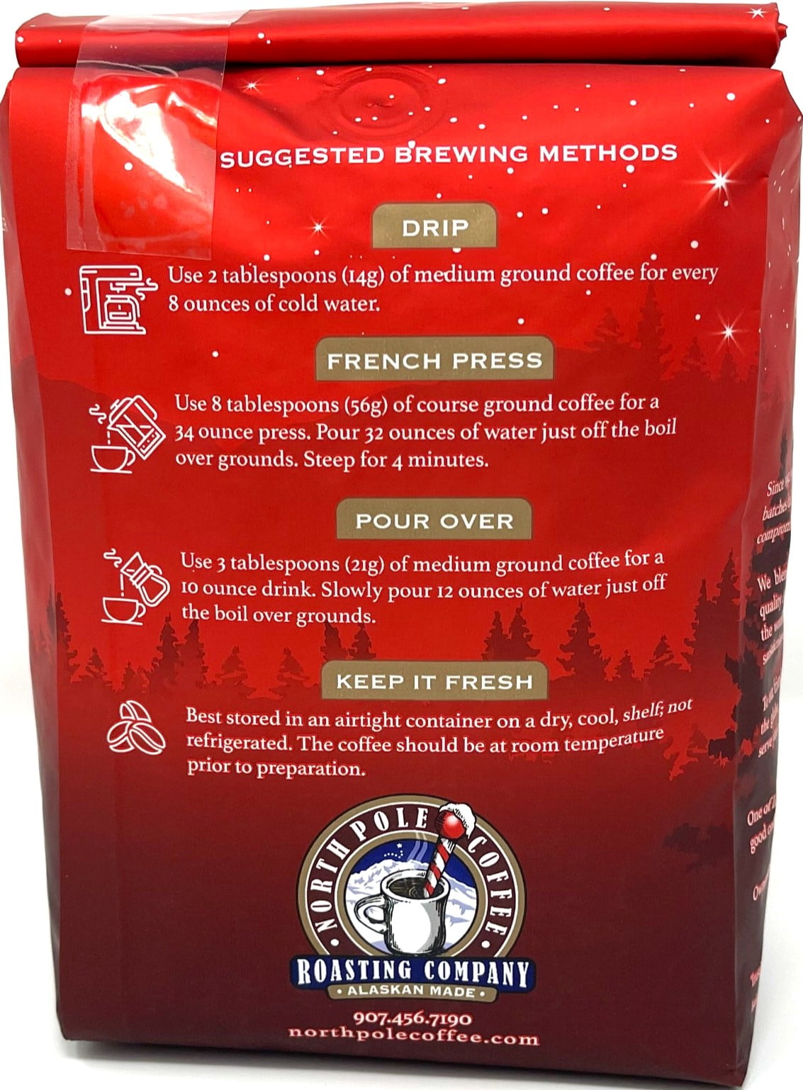 North Pole Coffee St Nickerdoodle Signature Flavored Medium Roast Whole Bean Coffee, 24 Oz