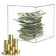 thumbnail image 1 of JTWEEN Hucha Banco de Dinero Acrílico Duradero Caja de Banco de Acrílico Transparente Caja de Banco de Cerdito Transparente Reutilizable Banco de Dinero Delicado Tarro de Ahorro de Dinero Fácil de Usar para Adultos y Niños, 1 of 8
