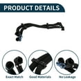 thumbnail image 4 of Unique Bargains Radiator Hose Heater Hose No.T2H29951 for Land Rover for Range Rover Velar 2018-2020 Rubber Warm Water Pipe Black 1 Pc, 4 of 6