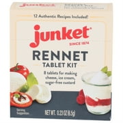 Junket Rennet Tablet Kit, 0.23 oz Bag, 8 Tablets