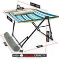 thumbnail image 2 of Tranquillo Unity Support de Hamac Ajustable, Support de Hamac Double en Acier Capacité de 800 Lb pour 2 Personnes, Support Préassemblé de Qualité Supérieure pour Intérieur Extérieur, Feuille Bleue, 2 of 10