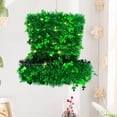 thumbnail image 6 of Aunavey LED St. Patricks Wreaths for Front Door 12 inch Prelit Green Tinsel Garland Leprechaun Hat Wreath for Home Decorations, 6 of 6