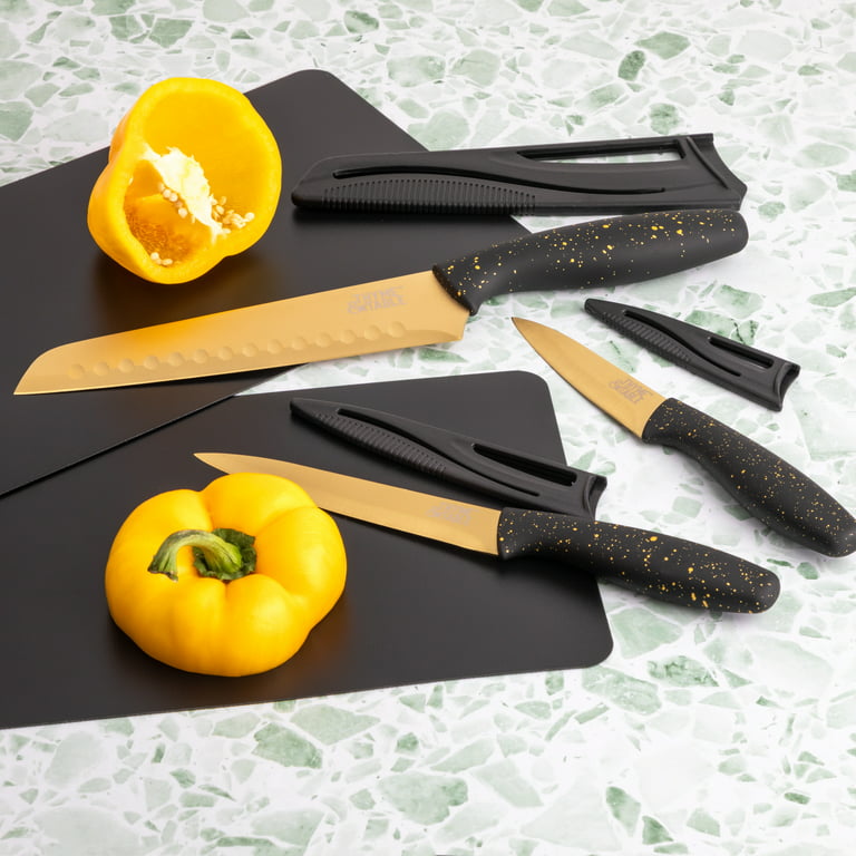 Thyme & Table Gold Chef Knife Set, 3 Piece – Walmart Inventory