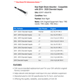 thumbnail image 2 of Rear Right Shock Absorber - Compatible with 2014 - 2020 Chevy Impala 2015 2016 2017 2018 2019, 2 of 2