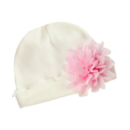 

QYZEU Pregnancy Gift Baby Tiles Play Mat Soft Hat Girls Cap Cotton Flower Baby Hat Toddler Baby Care