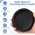 thumbnail image 3 of Uxcell 3 Pcs Tapón de Silicona en Forma de T, Diámetro 115 mm/4.53 Pulgadas, Tapón de Silicona Impermeable Reutilizable para Sellar Agujeros Redondos en Equipos de Tuberías, Negro, 3 of 7