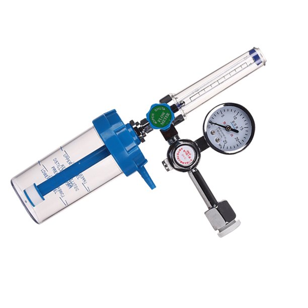Soidarity Inhalador de oxígeno Medidor reductor de presión Regulador Botella de humidificación de oxígeno Inhalador con escala DY-C Nuevo estilo Ayudas para vestirse con gancho de botón 2 Soidarity CE001006-02B