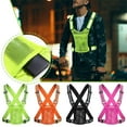 thumbnail image 3 of Cycling Safety Vest with Reflective Material for Night Riding & Outdoor Activities, 3 of 7