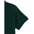 thumbnail image 3 of Wonder Nation Girls School Uniform Interlock Short Sleeve Polo Shirt, 2-Pack, Sizes 4-18 & 10-16 Plus, 3 of 3