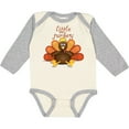 thumbnail image 3 of Inktastic Little Turkey Boys or Girls Long Sleeve Baby Bodysuit, 3 of 5