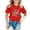 Red, variant on lnmuld Girls Cute Summer Tops Graphic Print Short Sleeve Tee Shirt Casual Crewneck Top for School Season Comfortable Daily Wear Color:Black,Size:3-4 Years