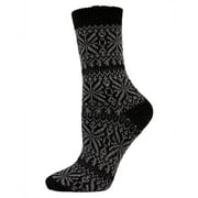 Legmogue Women's Traditional Cozy Snowflake Crew Socks - Womens - Female