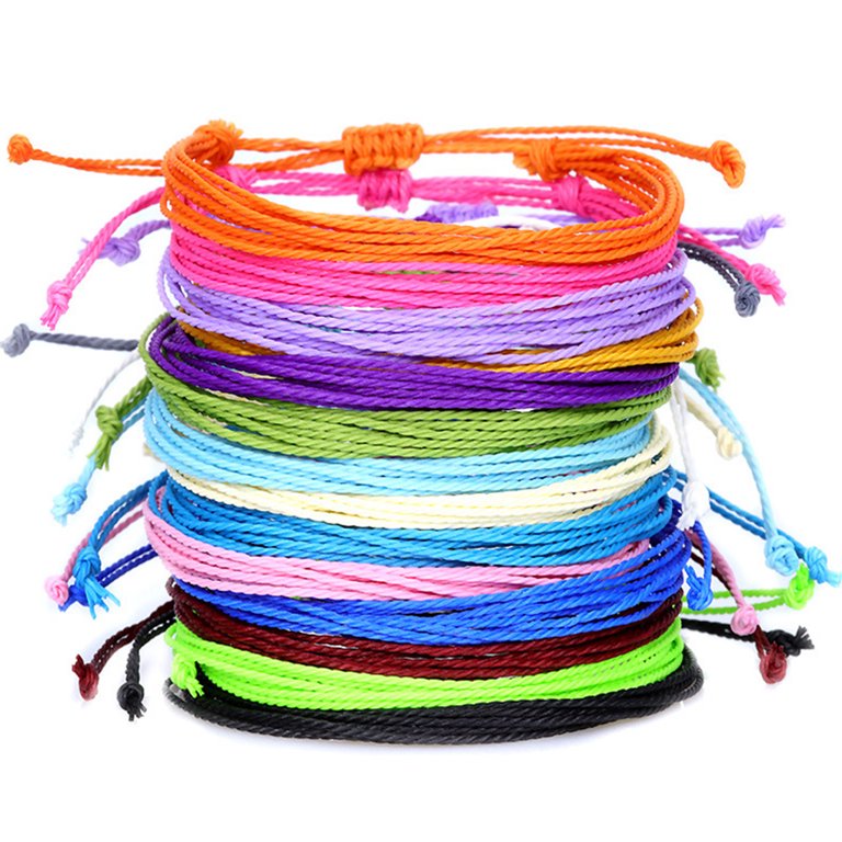 Waterproof Wax Cord Bracelets - Durable & Fashionable