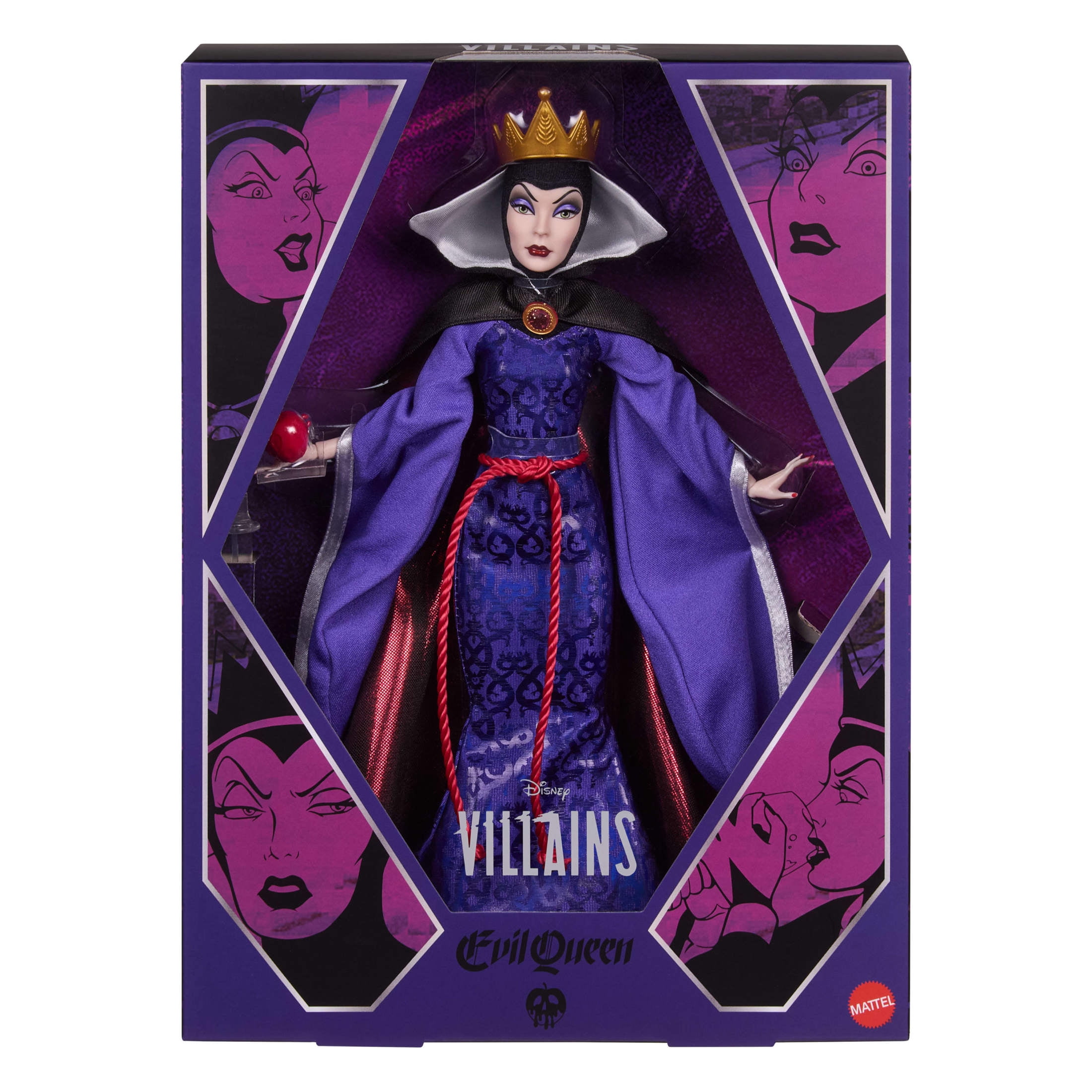 Disney Collector Evil Queen Collectible Villains Fashion Doll in Signature Look with 1 Accessory