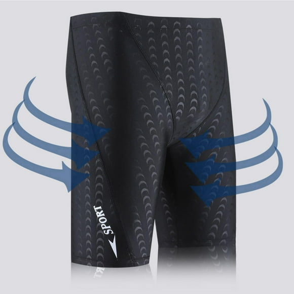 LSLJS Men's 5 Points Flat Angle Skin Hot Spring -awkward Adult Solid Color Swimming Shorts, Mens Swimming Trunks