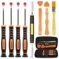 thumbnail image 1 of TSV T6 T8 T10 Ensemble d'Outils de Réparation de Tournevis Compatible avec Xbox One, Xbox 360, PS3, PS4, PS5 Manette, Tournevis Croisé, Kits de Tournevis Magnétiques Security Torx avec Outils de Levage, 1 of 6