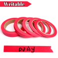thumbnail image 4 of Cinta para franjas DOAY roja, juego de 5 rollos (1/16 a 3/4 de pulgada), 4 of 7