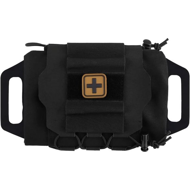 Bolsa táctica militar Molle de 25x16CM, cinturón de primeros auxilios rápido, bolsa de supervivencia, sistema de dos piezas, soporte para medicina, bolsa con mango Hypalon