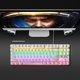 thumbnail image 5 of Teclado mecánico BAJEAL 87 teclas con cable Interruptor azul Efecto de luz RGB blanco, 5 of 5