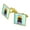 Gold, variant on Holy Moley Religious Mole Funny Humor Square Cufflink Set - Silver or Gold