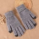 thumbnail image 1 of Guantes de punto de lana cálidos para estudiantes con pantalla táctil a prueba de frío y forro polar con estampado de piña para pareja de mujeres para otoño e invierno, 1 of 6