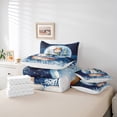 thumbnail image 6 of Homewish Boys Girls Crystal Ball Twin Bedding Sets 7-Piece,Xmas Snowman Snowflake Bedding Comforter Set Microfiber,Merry Christmas Breathable Sheet Sets,Super Cozy Room Decor,Reversible, 6 of 8