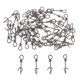 thumbnail image 1 of 50 Piezas Clip De Broches De Presión Sunnimix Acero Inoxidable 18mm, 1 of 8