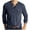 1 Dark Blue, variant on Designer T Shirts Men Smart Casual Button Up Henley Shirts Long Sleeve Sports T-Shirts with Pocket Regular Fit Stretchable Activewear Comfy Gym Accessories for Running