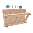 thumbnail image 1 of Tachiuwa Durable Wood Rabbit Hay Feeder Manger Cage Hanging Multi Functional Grass Holder, 1 of 5