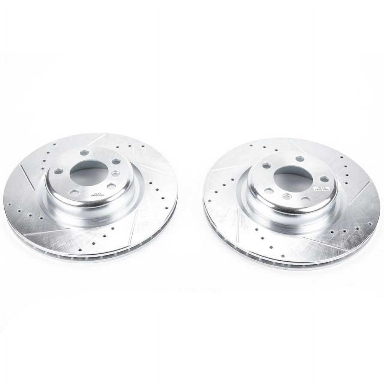 Power Stop EBR1404XPR Evolution Drilled & Slotted Rotors -Rear
