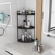 thumbnail image 3 of Organizador de baño Dorhors, encimera de esquina de 3 niveles, negro, 3 of 7