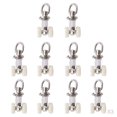 thumbnail image 1 of 30 Packs Curtain Track Gliders Wheel Silent Rolling Slider 26mm 30pcs, 1 of 8