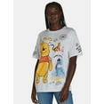 thumbnail image 2 of Winnie the Pooh Women's Embroidered Graphic Print T-Shirt, XXS-XXL, 2 of 5