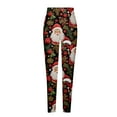 thumbnail image 5 of AOOCHASLIY Womens Christmas Pants Womens Fashion Casual Printed Tight Leggings High Waist Long Pants, 5 of 5