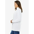 thumbnail image 3 of Woman Within Plus Size Perfect Long-Sleeve Turtleneck Tee (Petite Available), 3 of 6