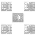 thumbnail image 3 of maskred 2pieces Durable Metal Ruler For Architects Precision Tools For Drawing Drafting Portable Template 1 5Set, 3 of 6