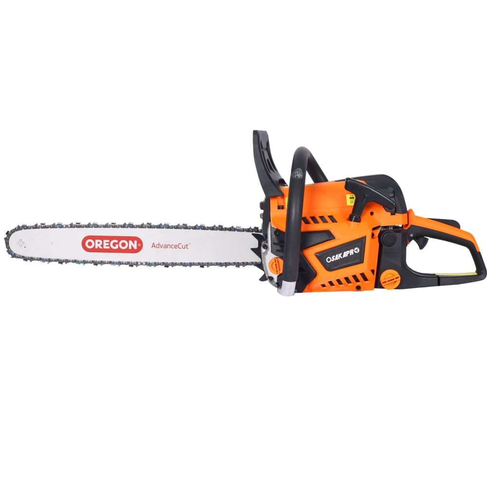 20 Inch 52cc Gas Chainsaw 2-Cycle EPA Compliant Gasoline Chain Saw with Oregon Bar 2.6HP Anti-Vibration Gas Powered Saw for Tree Trimming Wood Cutting