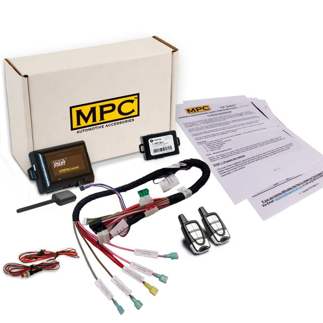 MPC Kit Complet de Démarrage à Distance et Entrée Sans Clé pour 2002-2008 GMC Envoy - Pré-Câblé pour Simplifier l'Installation