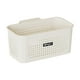 thumbnail image 1 of Cesta de almacenamiento de plástico para lavandería, baño o dormitorio. Organizador multiusos para ropa, toallas, juguetes y objetos pequeños. Contenedor compacto con asas para el hogar, dormitorio,, 1 of 6