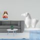 thumbnail image 2 of Figura De Resina De Porcelana, Estatua De Caballo Mazu, Escultura Decorativa Coleccionable De Animal, Adorno De Mesa Para Sala De Estar, Dormitorio, Oficina, Armario, Chimenea., 2 of 8