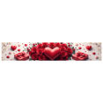 thumbnail image 3 of Valentine's Day Heart Love Backdrop Banner Romantic Flower Design Wedding Photo Props Party Decorations Background Event Display, 3 of 4