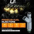 thumbnail image 4 of For Chevrolet 2006-2007 Cobalt L4 2.4L A-Premium Set of 4 Fuel Injectors FJ718, 4 of 11